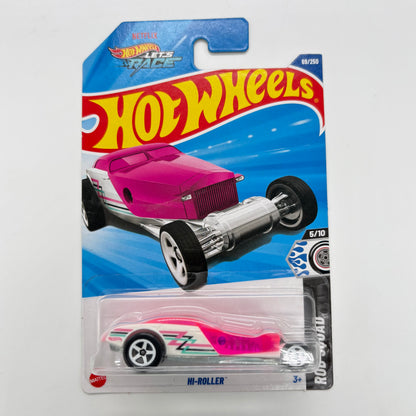 Hot Wheels Set of 4 - Batman and Robin Batmobile, 95 Mazda RX-7 Drift, Mid Mill, Hi-Roller 1:64 Die-Cast