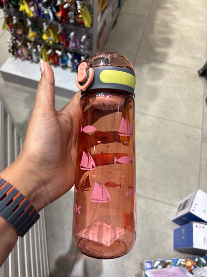BPA Free Push Button Plastic Sipper Bottle - 550ml