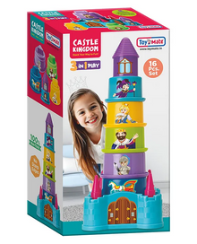 Castle Kingdom 3-in-1 Stack, Build & Sort Toy Set