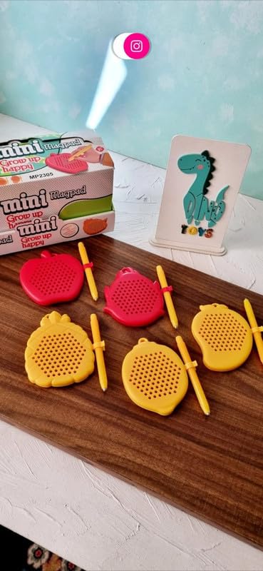 Mini Magpad Fruit Shape Magnetic Drawing Board