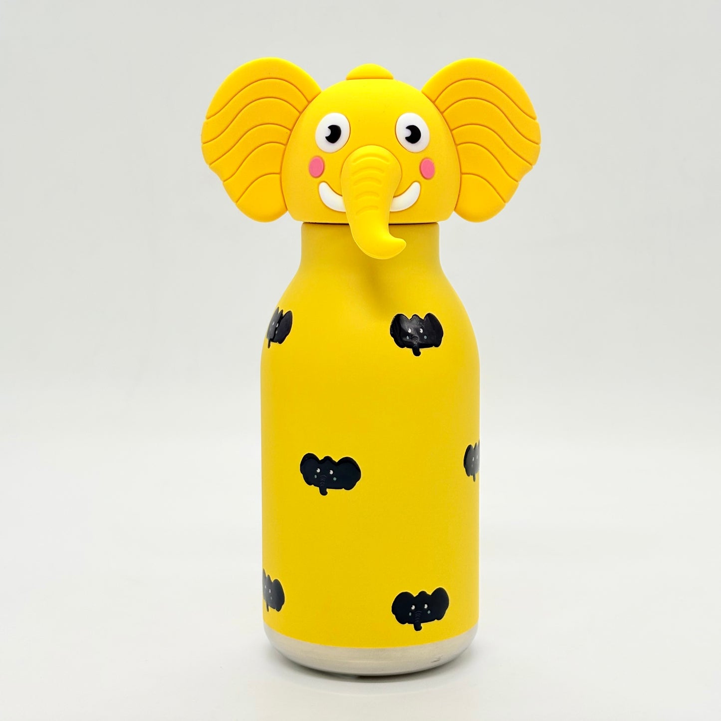 Cute Animal Insulated Bottle 450ml with Straw & Leak-Proof Lid