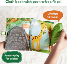 Skillmatics Peek-A-Boo! I See You! Jungle Theme Interactive Soft Cloth Book.