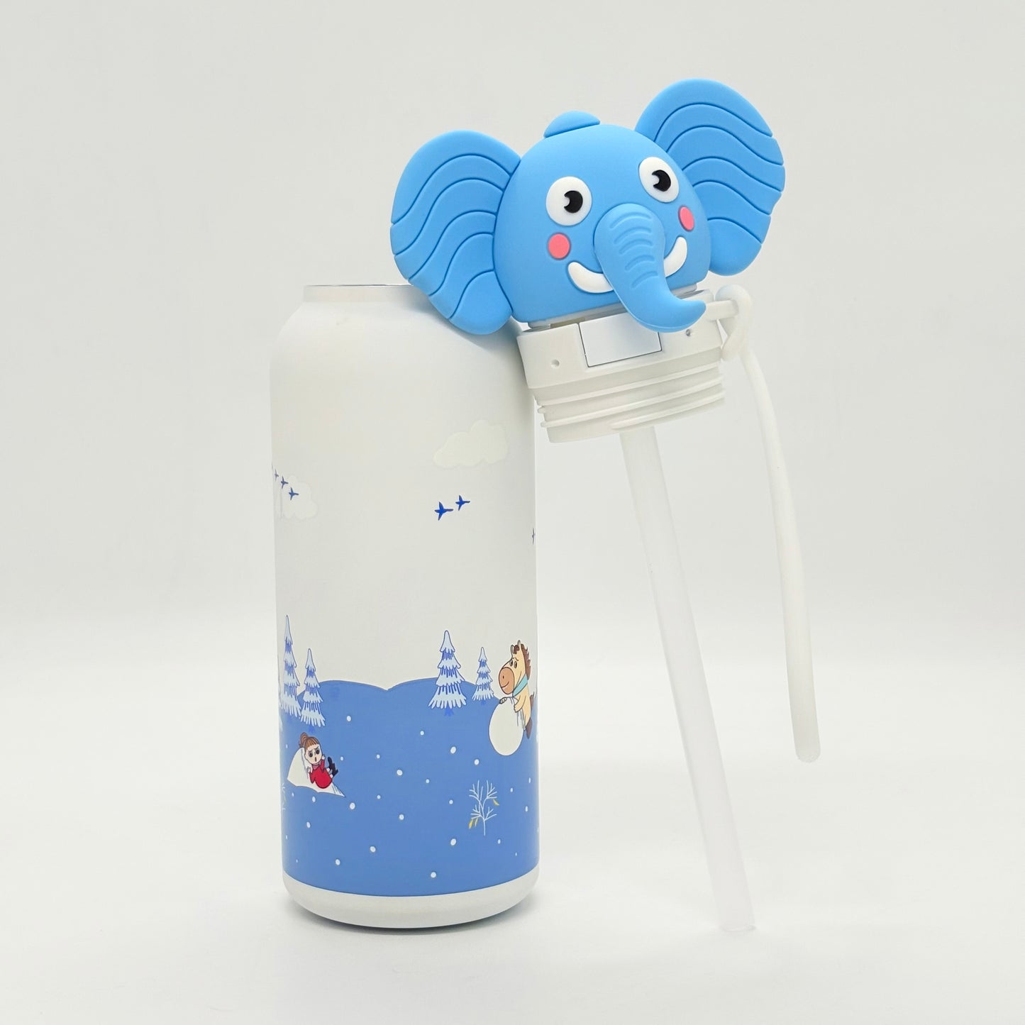 Animal Head Insulated Steel Water Bottle 560ml