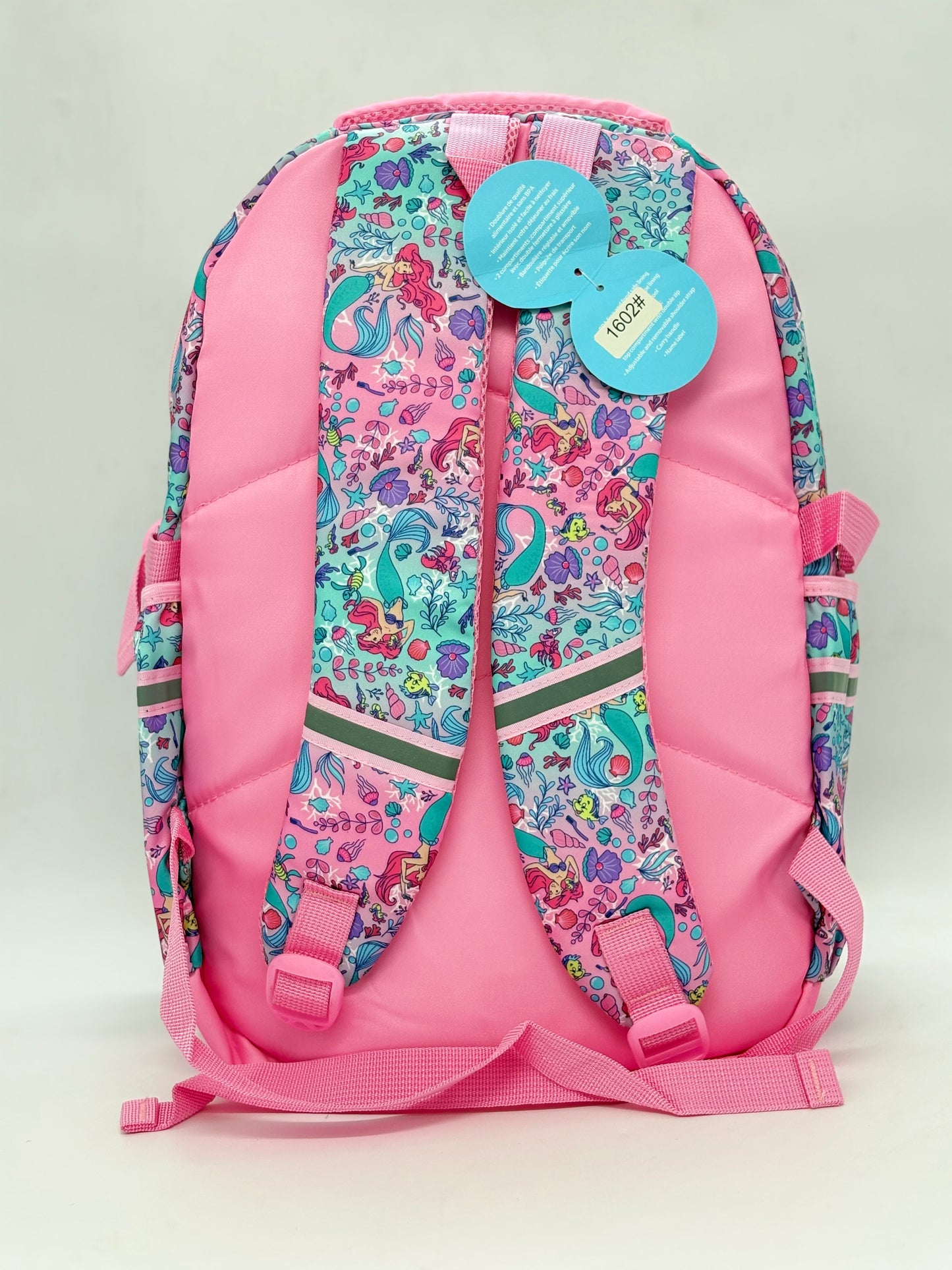 Smiggle Rainbow Mermaid School Backpack 40cm with Pencil Case