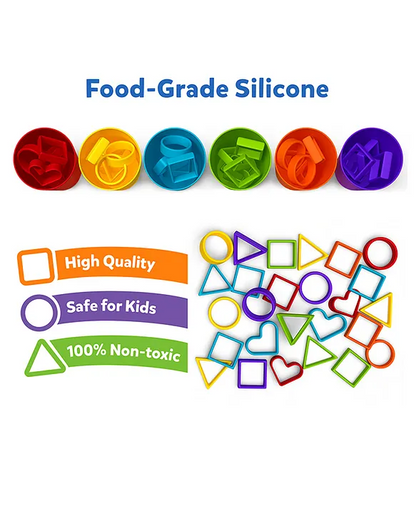 Skillmatics Silicone Rainbow Sorting Kit