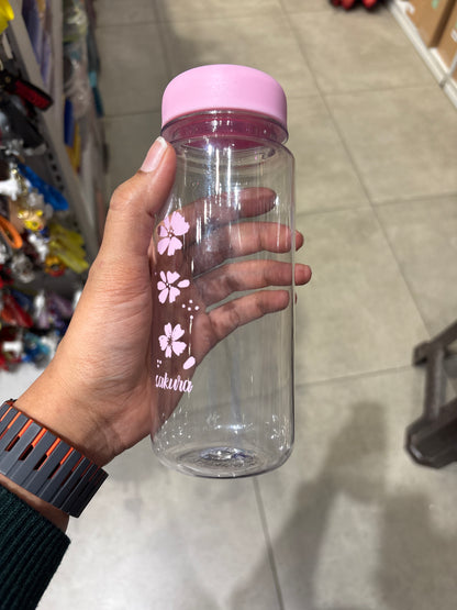 BPA-Free Floral Plastic Water Bottle 400ml