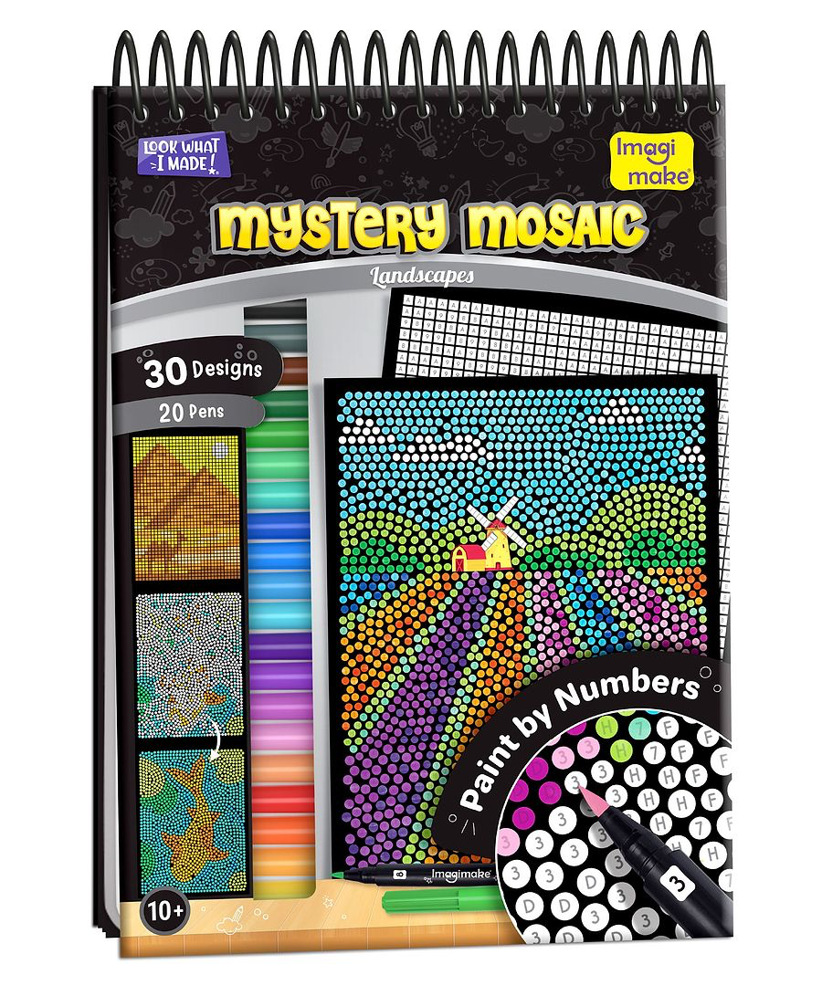 Imagimake Mystery Mosaic Landscapes-20Pens