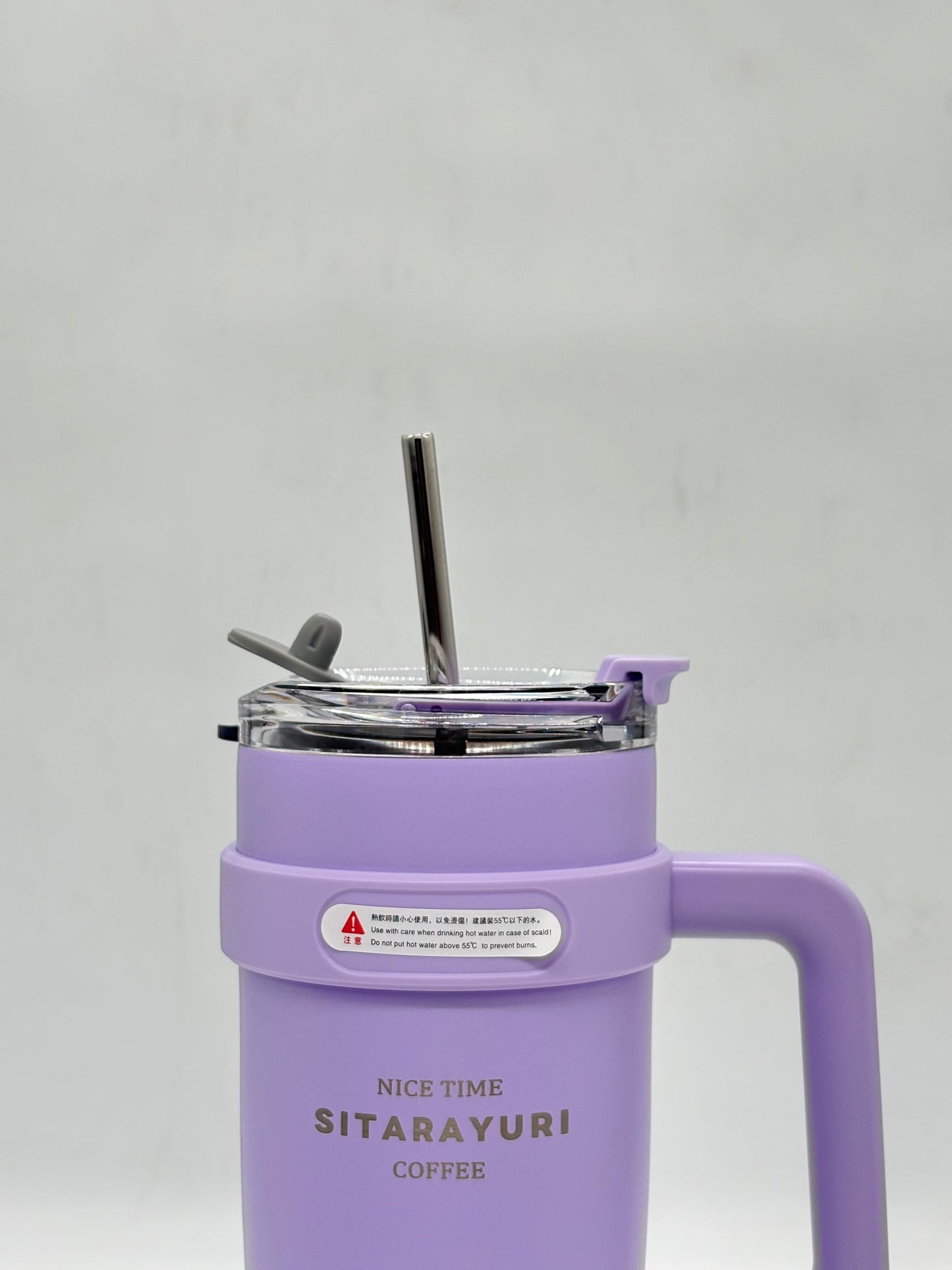 Sitarayuri Insulated Coffee Tumblers With Handle And Straw -1200 ml