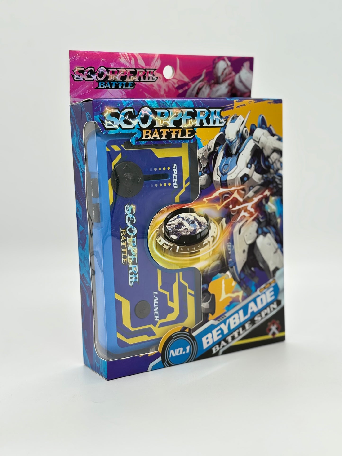 Electronic Beyblade With Sound and Launcher