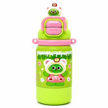 Cute Bear Insulated 2-in-1 Sipper Bottle with Cup 500ml