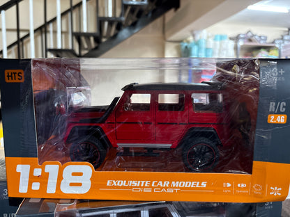 Mercedes G Wagon Die Cast Remote Control Car 1:18