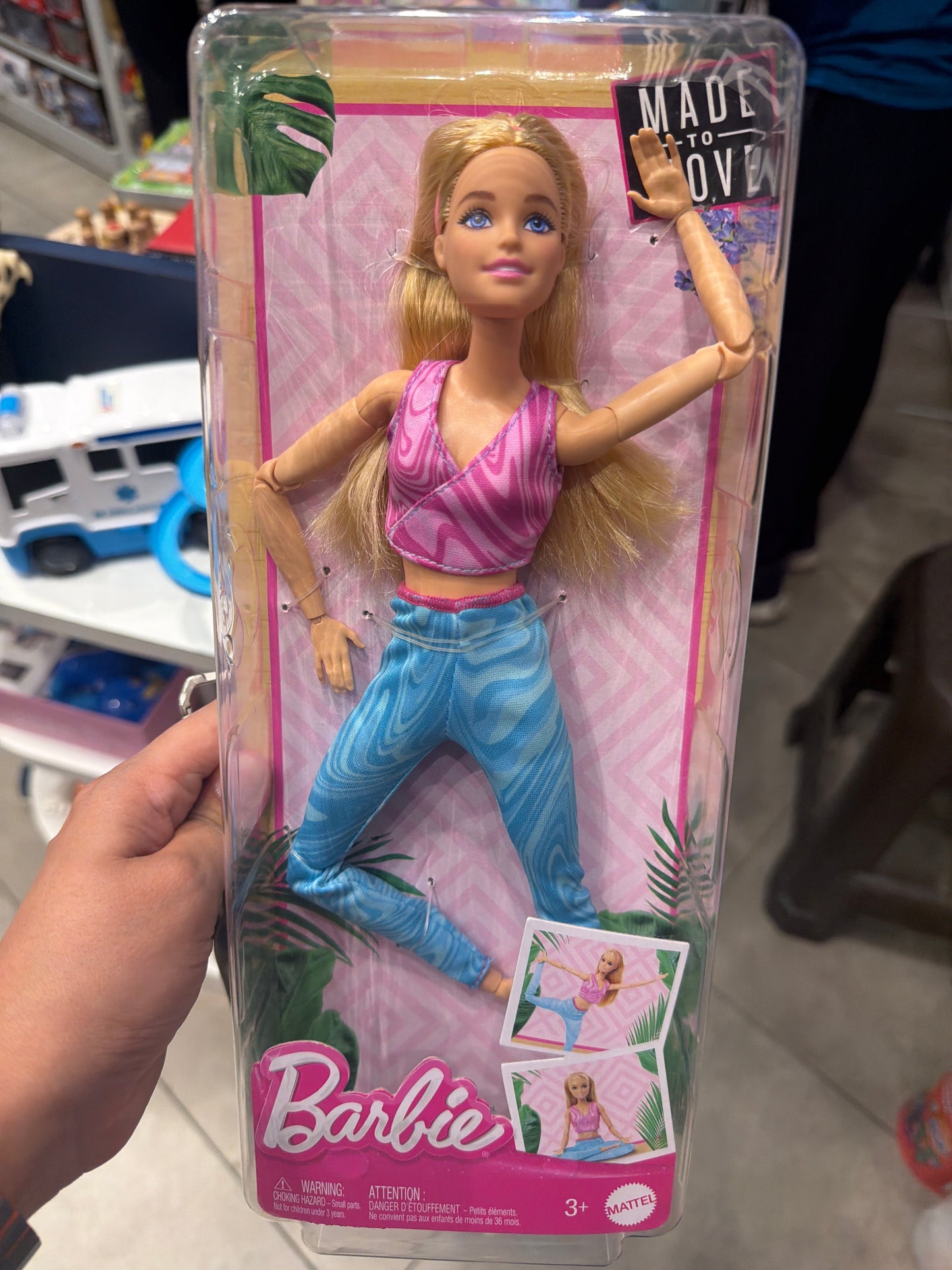 Barbie Made to Move Gymnast Doll