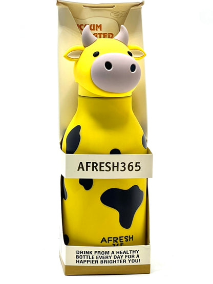 Cow Insulated Sipper Bottle 450ml