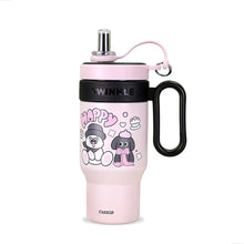 Twinkle Happy Insulated Tumbler with Handle and Straw – Starxcup