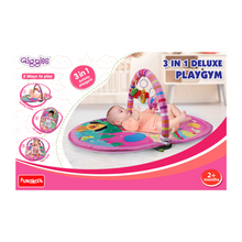 Giggles 3 in 1 Deluxe Mat Play Gym- Pink