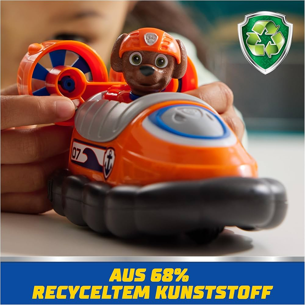Funskool Paw Patrol Zuma Hovercraft with Zuma Action Figure