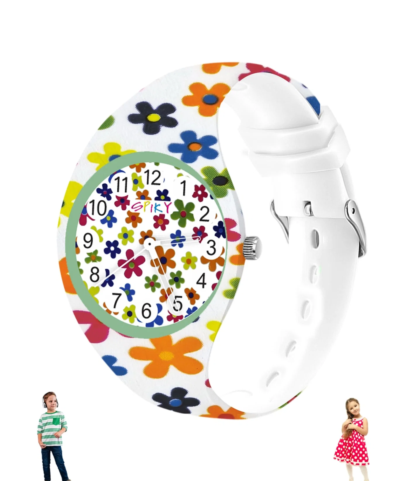 Spiky EVA A38 Printed Analog Watch