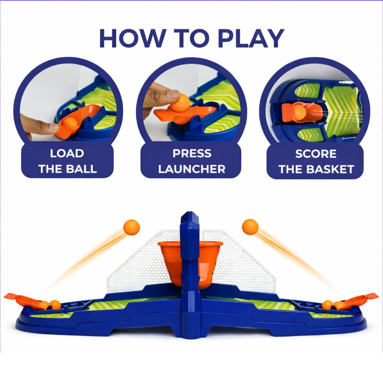 Dunk Master 2-Player Tabletop Basketball Shooting Game
