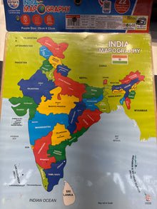 Ratna's Wooden India Map Puzzle 22 Pieces
