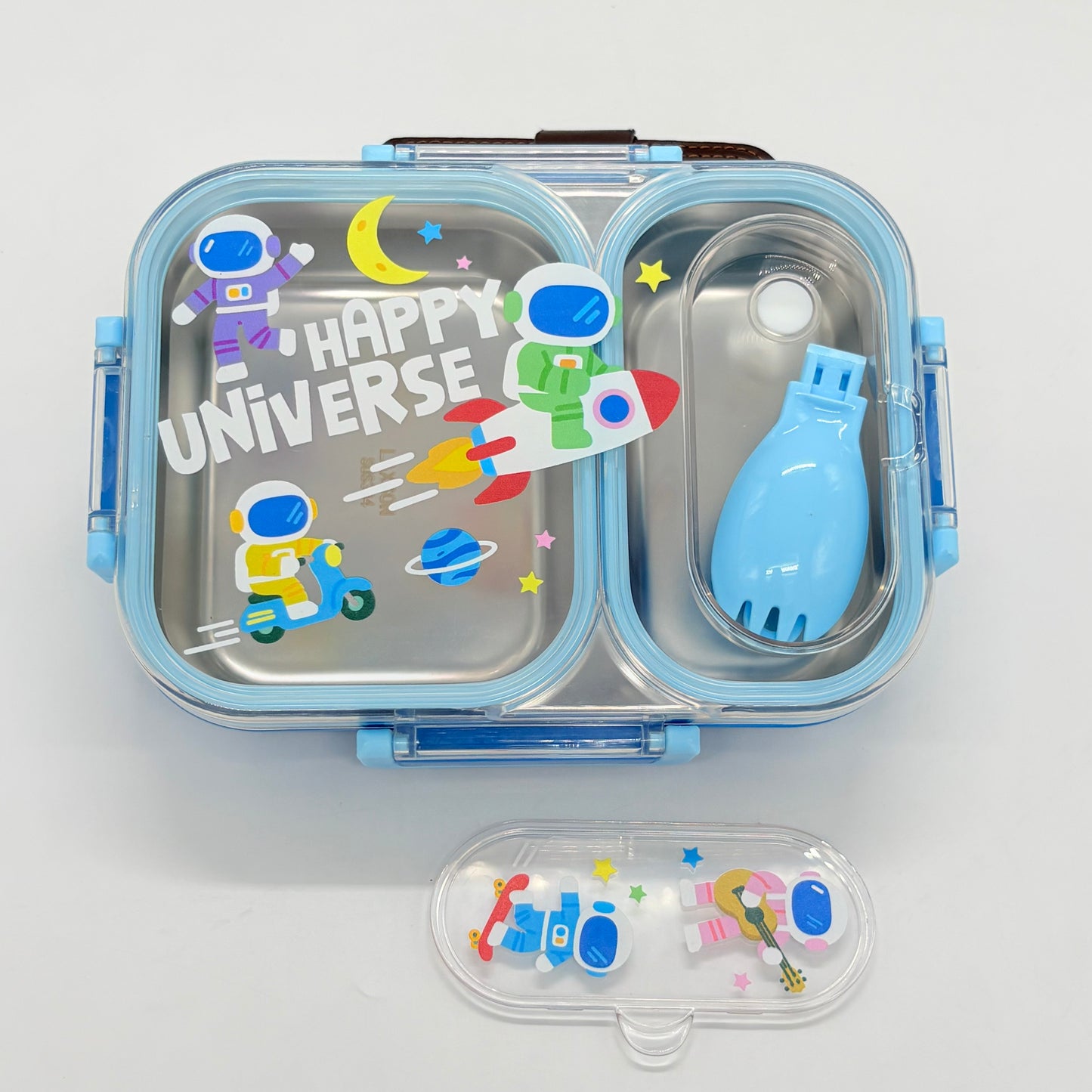 Happy Steel Lunch Box with 2 Compartment
