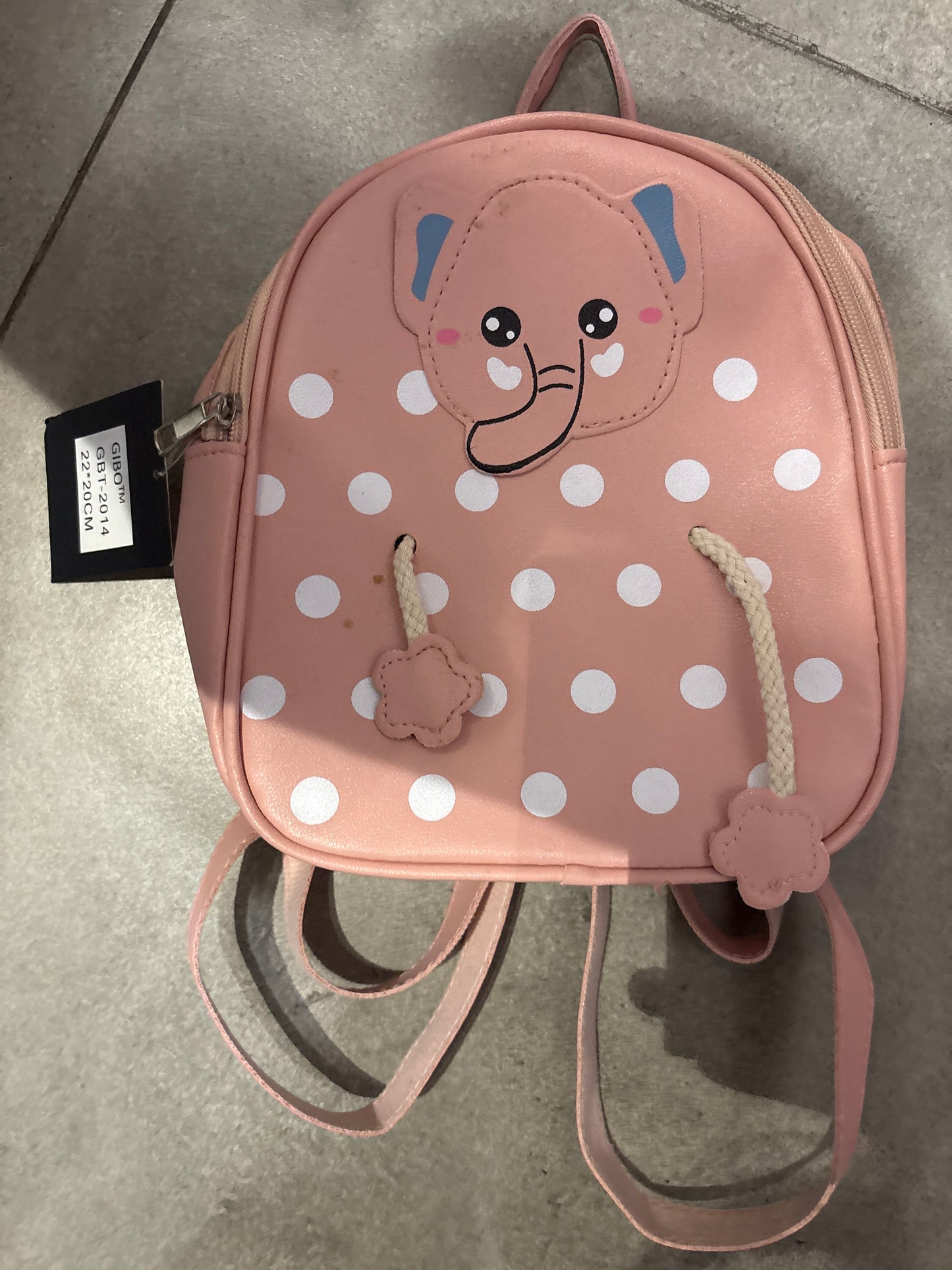 Cute Elephant Mini School Bag