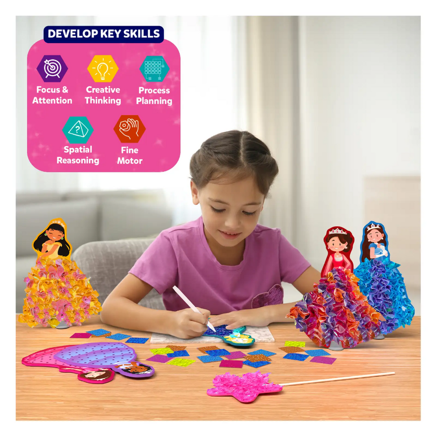 Skillmatics Poke-In Art Magical Princesses