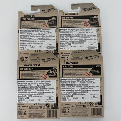 Hot Wheels 1:64 Die-Cast Set of 4 - 68 Lotus Type 49, Czinger 21C, Drift N Break, Draftnator