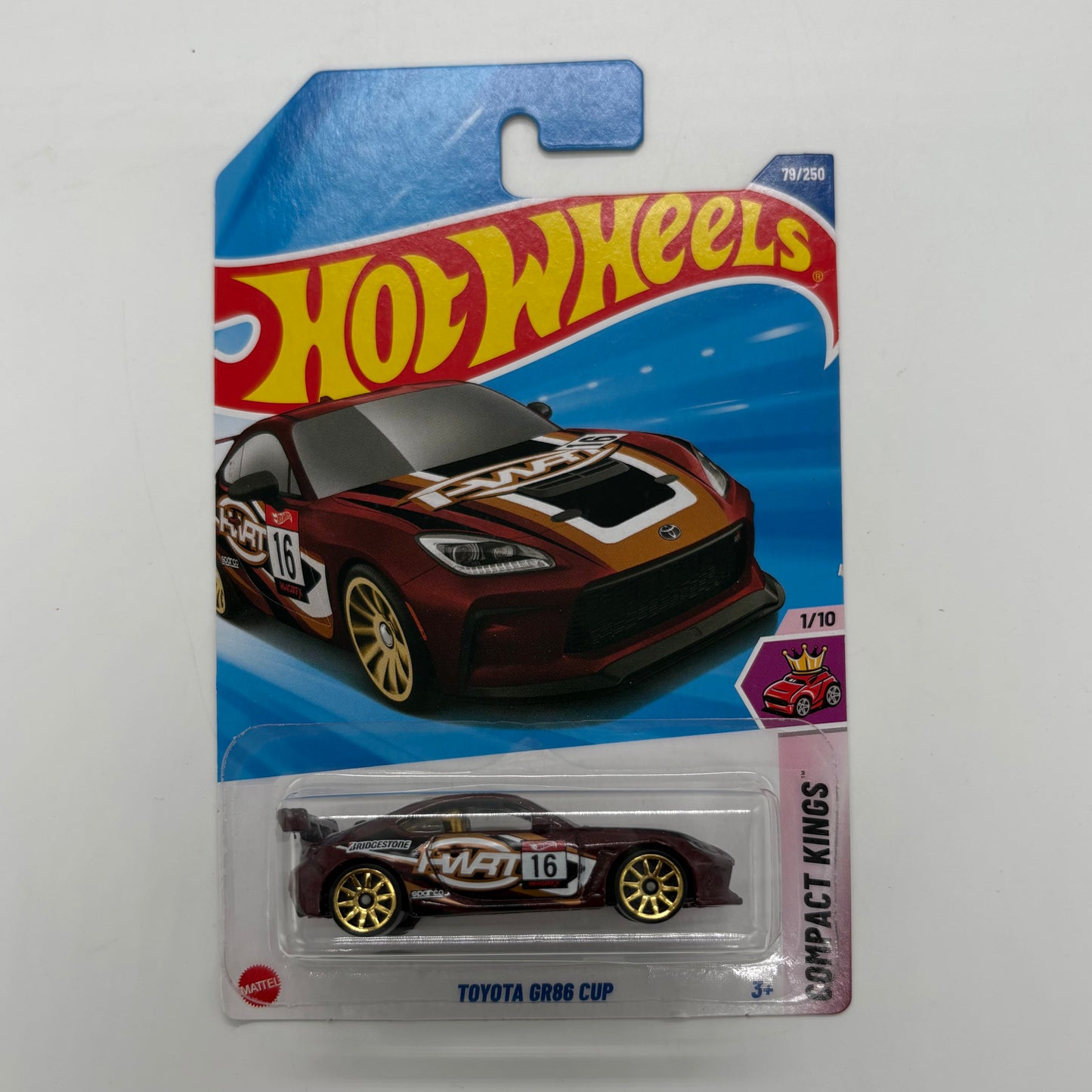 Hot Wheels Set of 4 - Toyota GR86 Cup, 1978 Dodge Lil Red Express Truck, Punk Rod, Track Dwagon 1:64 Die-Cast