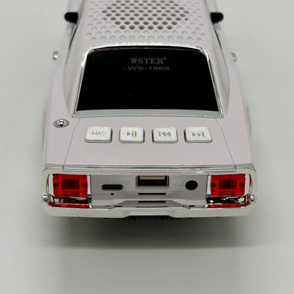WSTER WS -1968 Portable Wireless Speaker With TF/USB/FM Radio Car