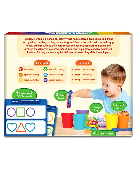 Skillmatics Silicone Rainbow Sorting Kit