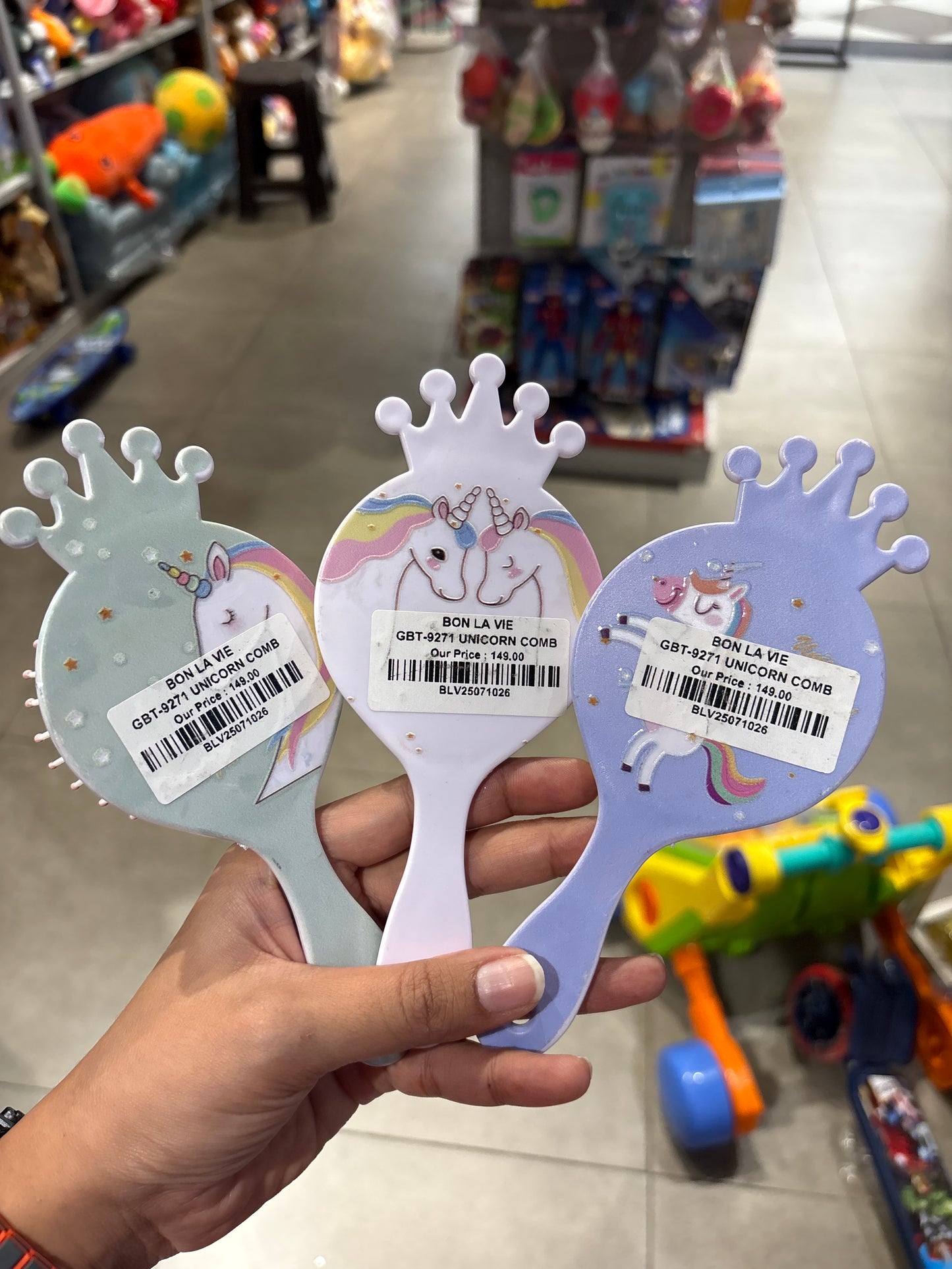GBT9271  UNICORN comb for baby