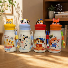 Animal Cartoon Stainless Steel Water Bottle 500ml