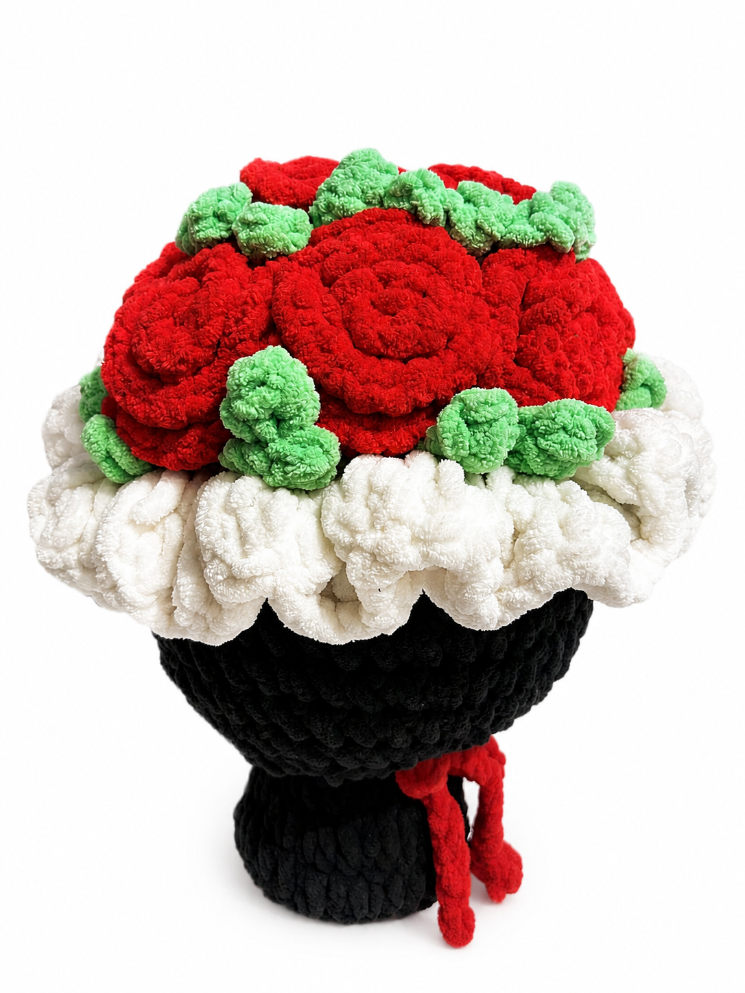Handmade Crochet Rose Bouquet