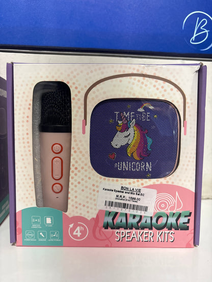 Karaoke Speaker and Mic Set EC