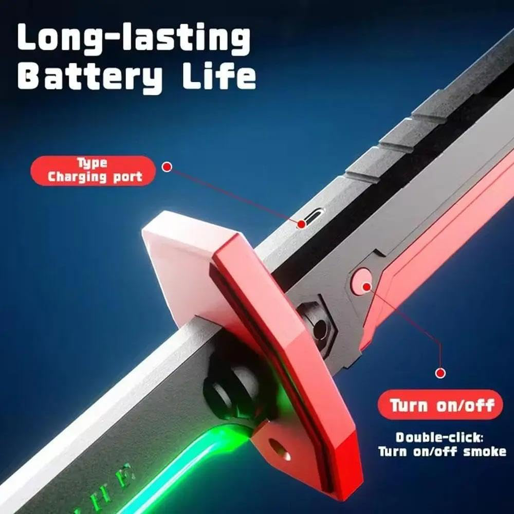 Sword with Light, Sound and Spray