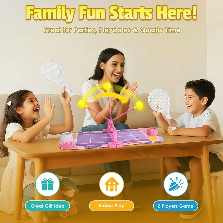 Tabletop Tennis Court Battle Game For Kids