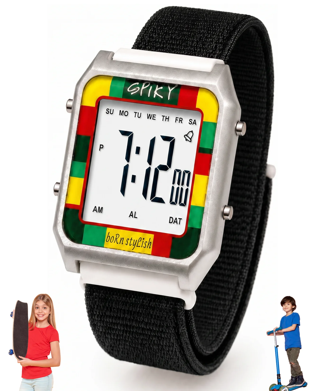 Spiky Spkeva47 Digital Sports Watch for Kids