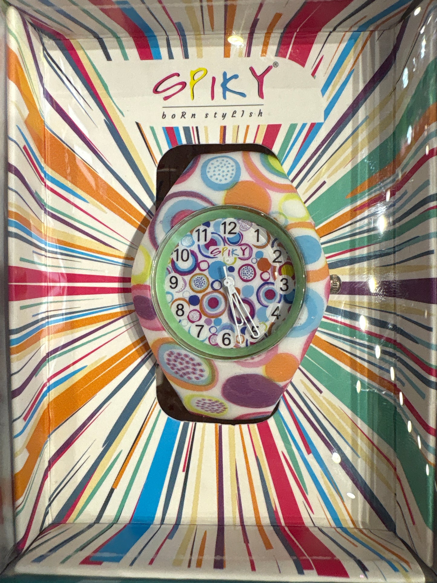 Spiky EVA A38 Printed Analog Watch