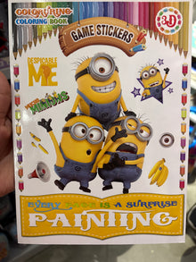 3D Coloring Sticker Book, Surprise Pages, Assorted Themes