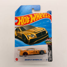 Hot Wheels 1:64 Die-Cast Set of 4 - Bentley Continental GT3, Porsche 911 Carrera Clip, T-Rex Transporter, RD-06