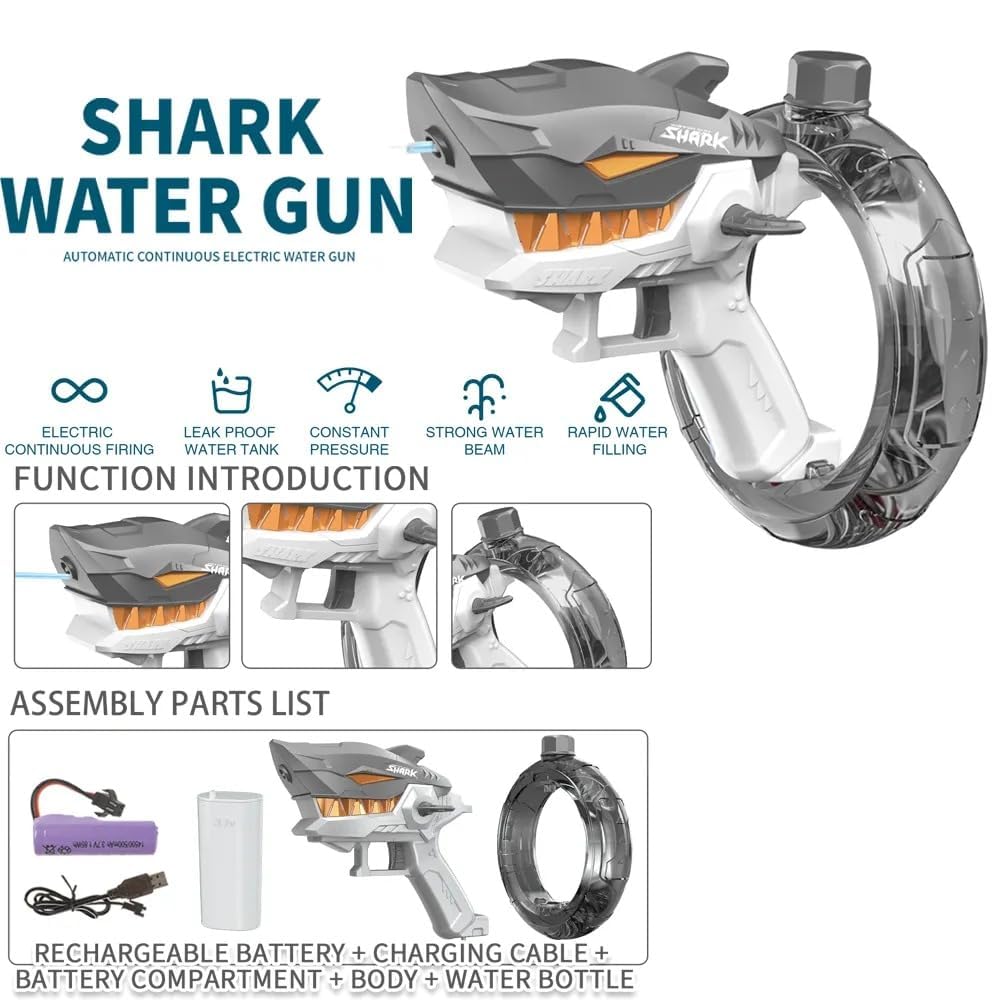 Shark Shape Electric Water Gun