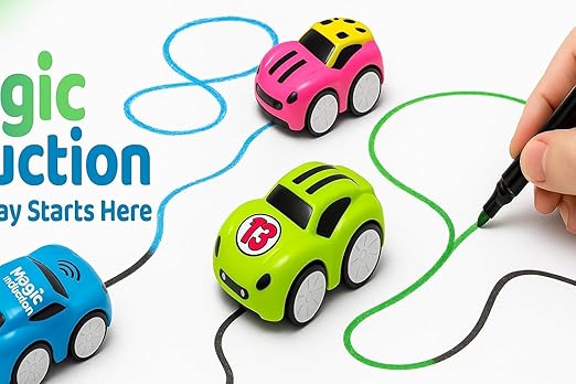 Magic induction 2.4G Remote Control Rail Track Car