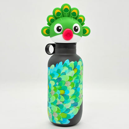 Animal Head Collection Peacock Insulated Bottle 450 ml