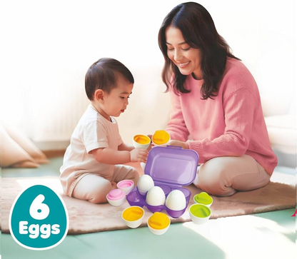 Toymate Smarty Eggs Matching Puzzle Set.