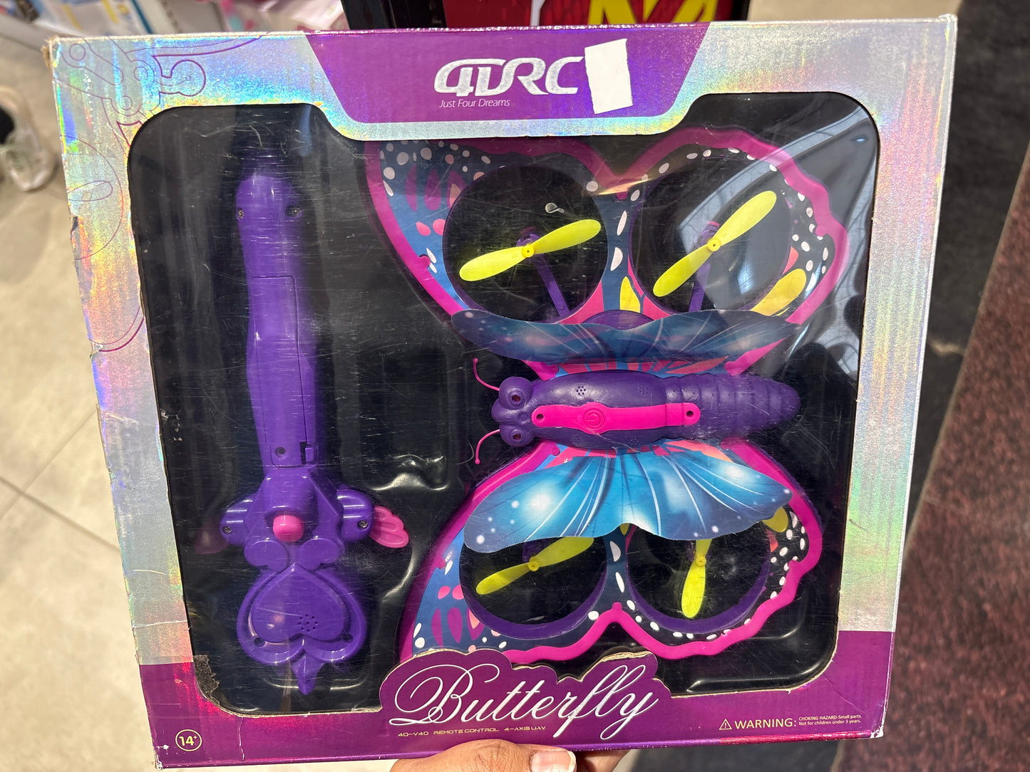 ATRC Remote Control Flying Butterfly Drone Toy