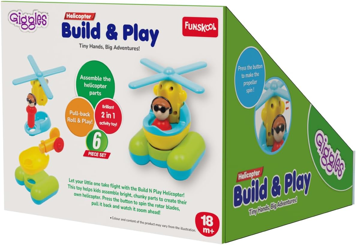 Giggles Helicopter Build and Play