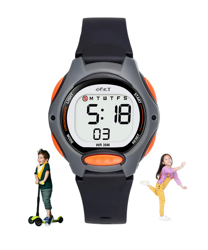 Spiky Spkeva2 Round Digital Kids Sports Watch