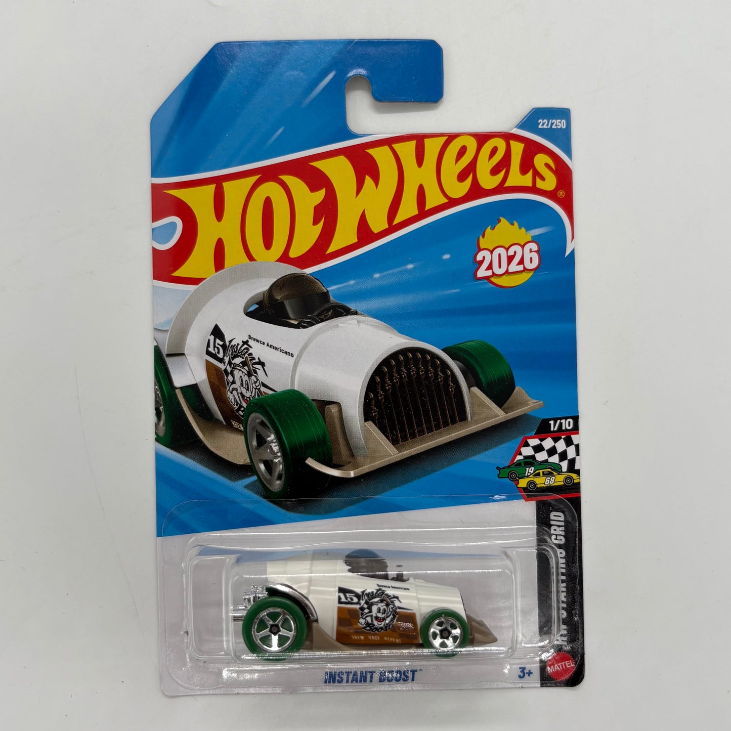 Hot Wheels 1:64 Die-Cast Set of 4 - Maserati Shamal, Alfa Romeo Giulia Ti Super, Bounce N Bass, Instant Boost