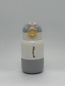 Insulated Steel Sipper with Soft Fabric Bottle Holder