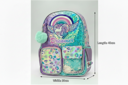 Shiny Unicorn Dreamer School Bag